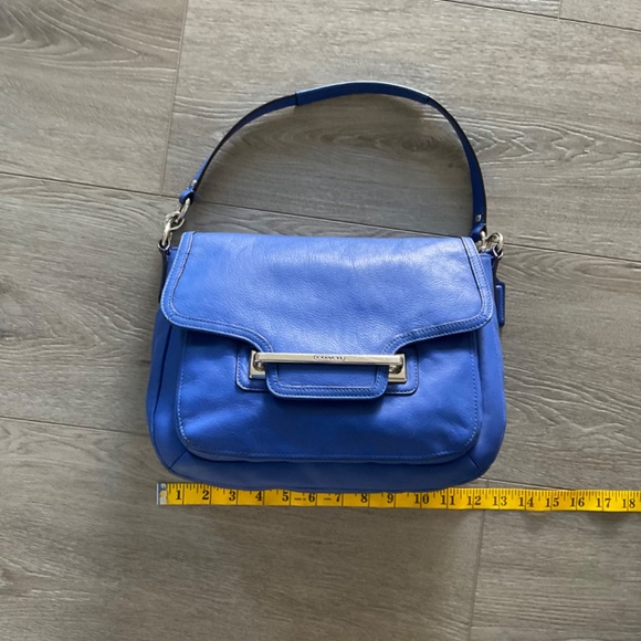 Coach Blue F27481 Shoulder Bag - Picture 9 of 14